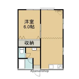 WE,川崎【105号室】の間取り