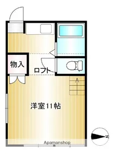エステートミヨシA【2階】の間取り