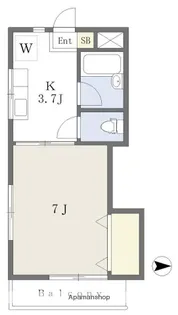 セントグレース【2階】の間取り