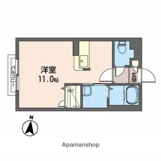 ピーステージ【2階】の間取り