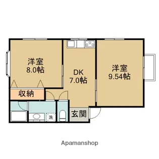 アルカサール.K−1【201号室】の間取り
