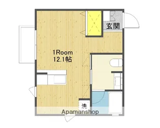 AMA高陽【2D号室】の間取り