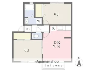 セジュールK’S−Ⅱ【2階】の間取り