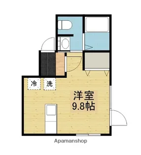 ブリックハウス川尻Ⅰ【101号室】の間取り