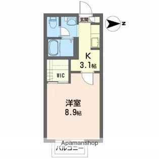 メゾンU【2階】の間取り
