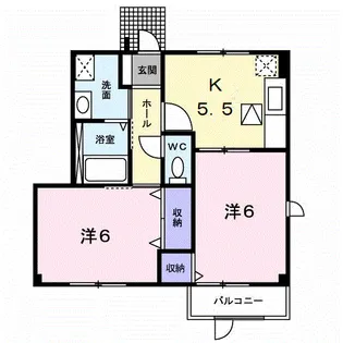 メゾン・ド・ふじ【1階】の間取り