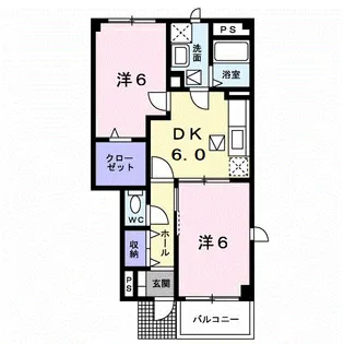 フローラルⅠ【1階】の間取り