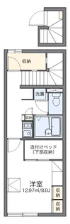 レオパレスグローⅠ【204号室】の間取り
