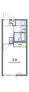 レオパレスオレンジヒルズ【205号室】の間取り