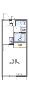 レオパレスオレンジヒルズ【106号室】の間取り