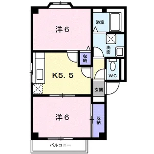 サンパティー【2階】の間取り