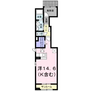 ニクマット【1階】の間取り