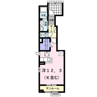 パークハイム【1階】の間取り