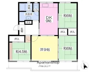 4DKの間取り画像