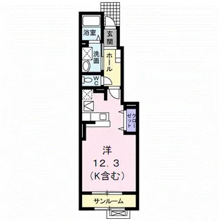 ブリーゼ元町Ⅱ【1階】の間取り