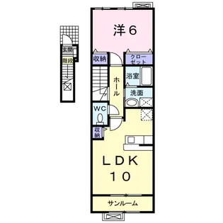 テール フェルティル【2階】の間取り