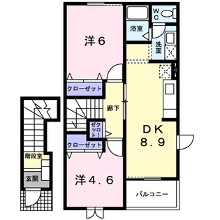 エアリーズ【2階】の間取り