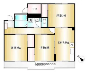 ヌーベル・ヴィエ【2階】の間取り