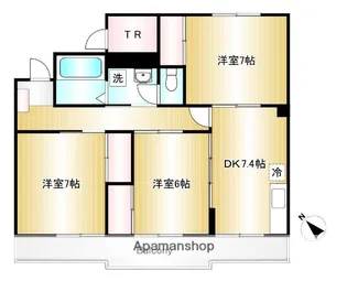 ヌーベル・ヴィエ【3階】の間取り