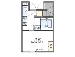 レオネクストノーヴォ【106号室】の間取り