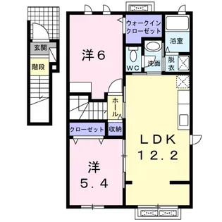 パークヒルズ Ⅳ【2階】の間取り