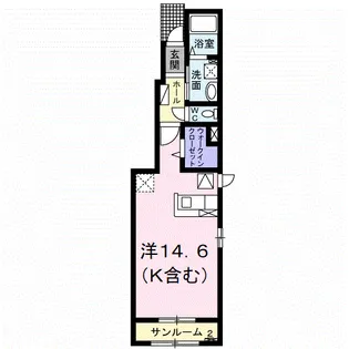 ベルナベウ【1階】の間取り