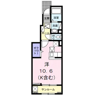 スイート【1階】の間取り