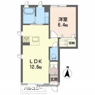 メゾンド由雅A【101号室】の間取り
