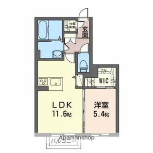 コート・ド・ボーヌ【1階】の間取り