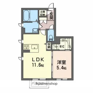 コート・ド・ボーヌ【1階】の間取り