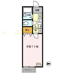 サンステージ東通【205号室】の間取り