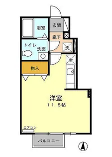 プチ プレジオ【1階】の間取り