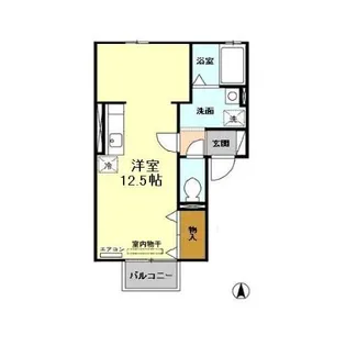 セジュールブリエ【1階】の間取り