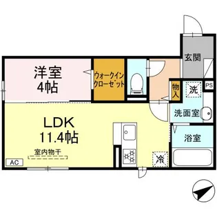 トリシア刈穂橋【2階】の間取り