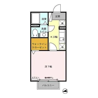 セジュールチャイカ【2階】の間取り