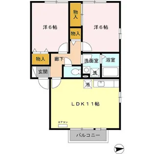 メゾン・ド・マリアージュ N【2階】の間取り