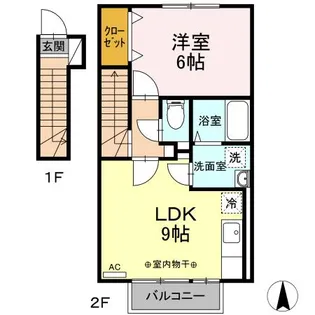 グランモア泉中央【2階】の間取り