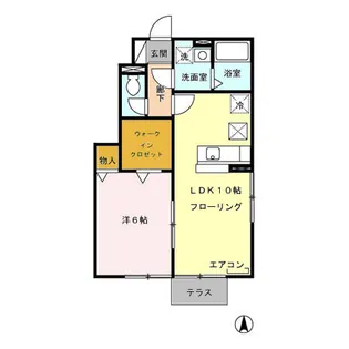 パルフェ【1階】の間取り