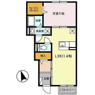 アスティオンJ【1階】の間取り