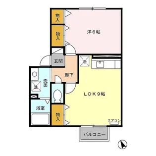 ウィルモア御所野【1階】の間取り
