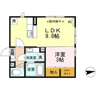 ディアコート和田駅前【1階】の間取り