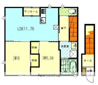 EPISODEⅦ【2階】の間取り