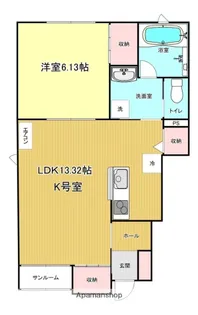 CLAUDIA Ⅲ【1階】の間取り