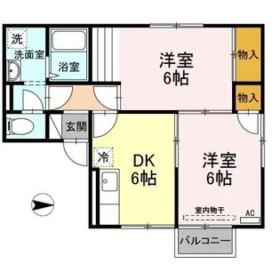 アメニティおおうち A【2階】の間取り