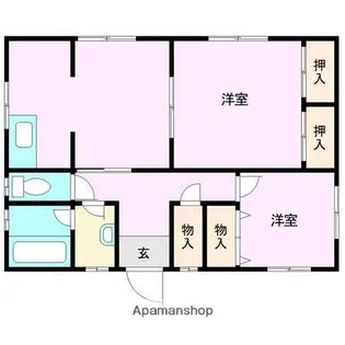 秋田県秋田市外旭川八柳1丁目【一戸建】の間取り