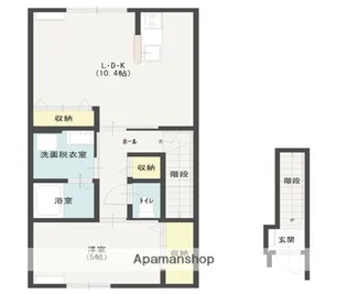 AMA ST【202号室】の間取り