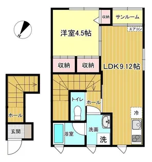 EPISODE C棟【2階】の間取り