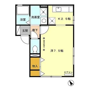 リヴィエール I【2階】の間取り