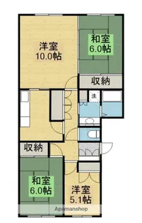 テレパレス総社町【301号室】の間取り