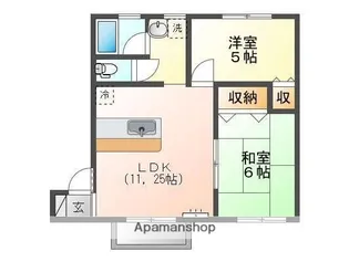 シティパレス21ーⅠ【2階】の間取り